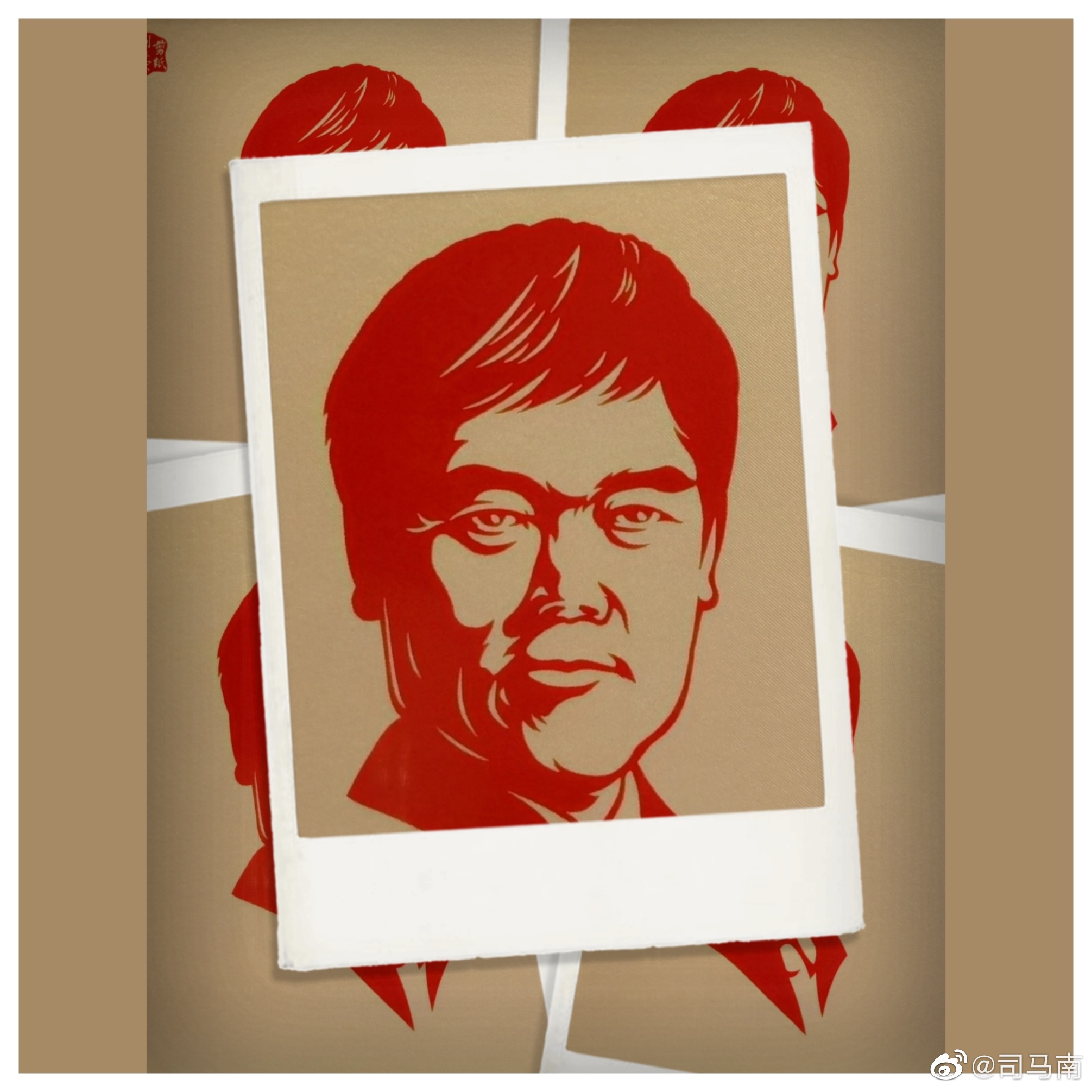 剪纸艺术家刘立宏作品1这个剪纸作品美化了我