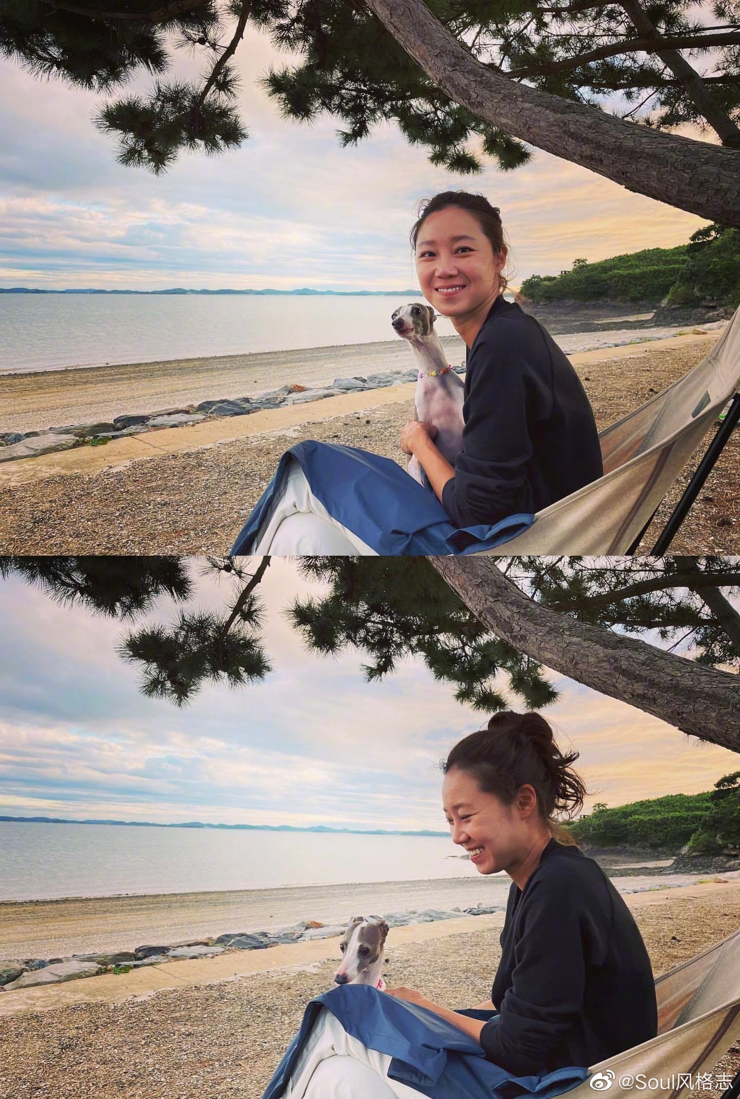 孔孝真近日ins更新舒舒服服的生活日常