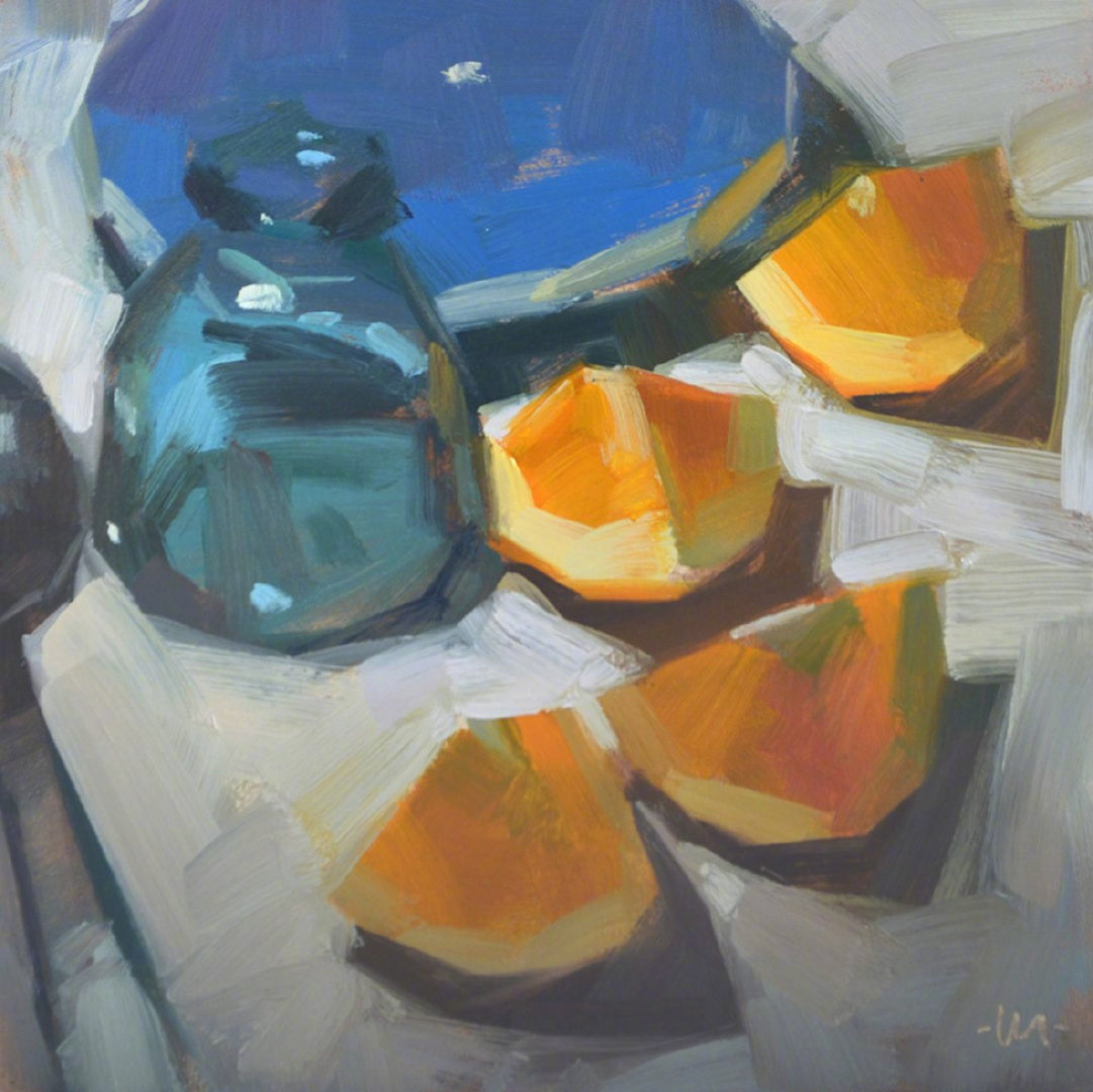 插画师carolmarine笔下光感通透的静物绘画