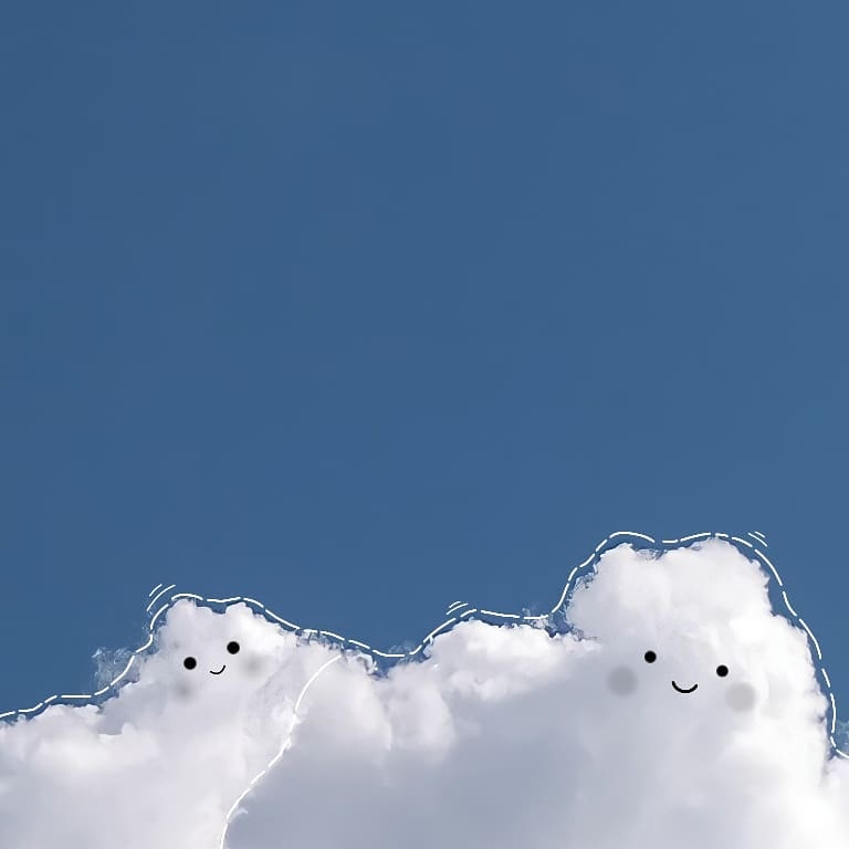 白云也可以很可爱