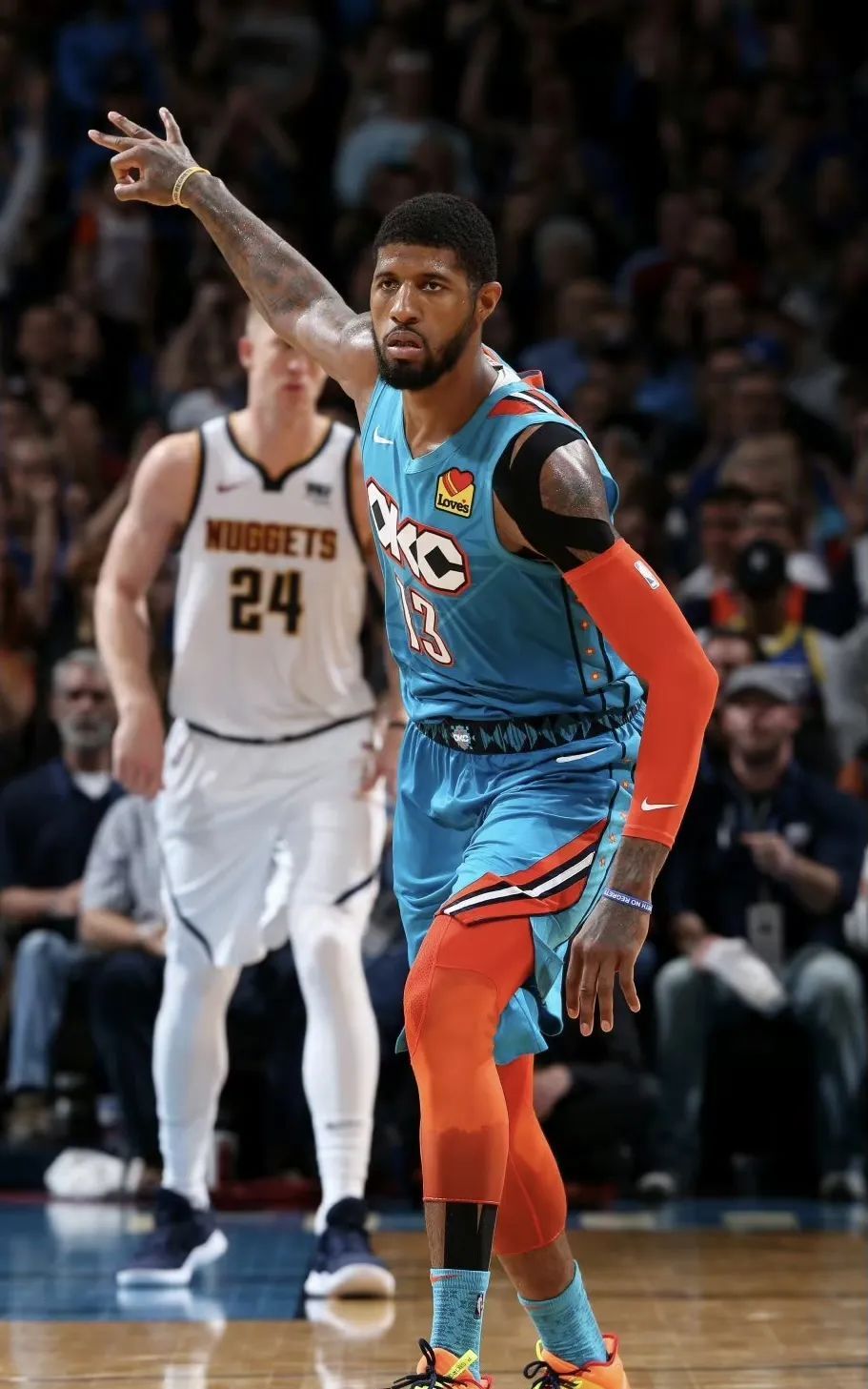 【篮球壁纸第23期】:保罗·乔治球星壁纸 - 篮球球星哈登壁纸 - 实验