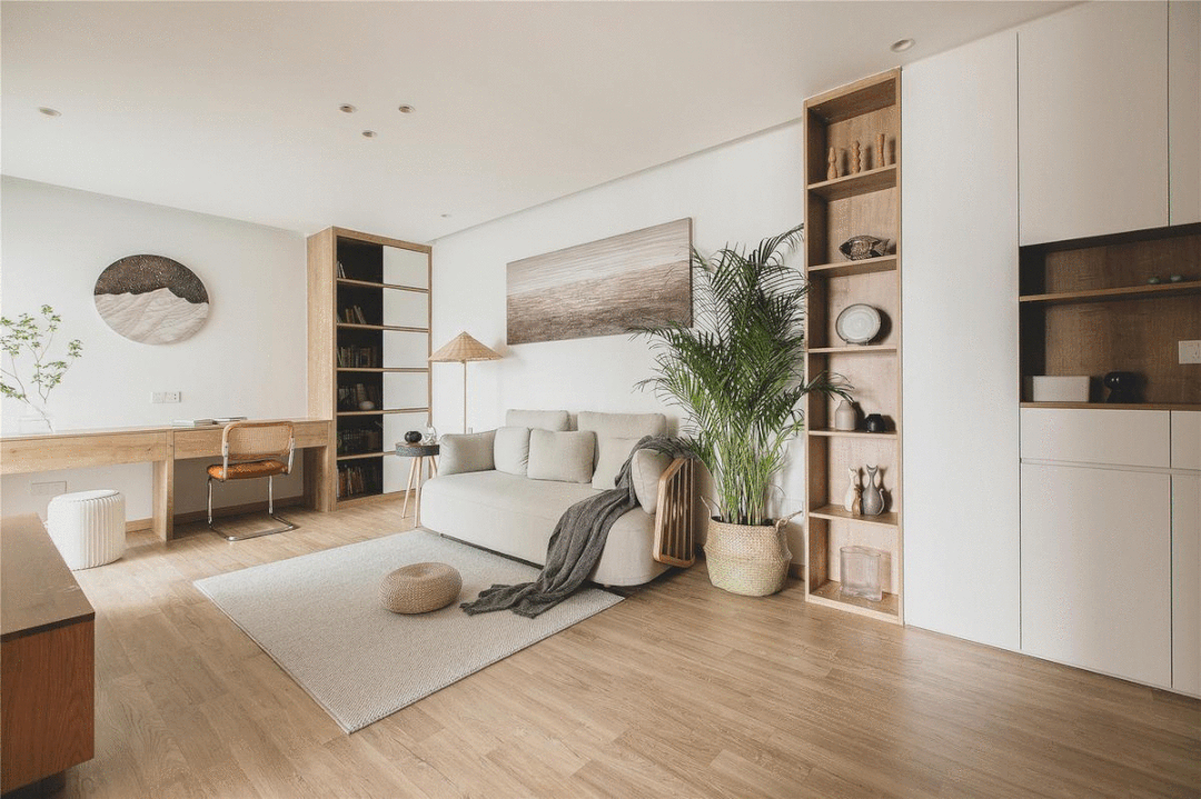 一套66㎡旧房改造日式简约风格的治愈系小屋