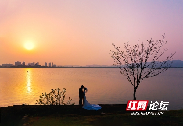 隔着屏幕都能感觉到浪漫常德年轻人眼里的爱情湖