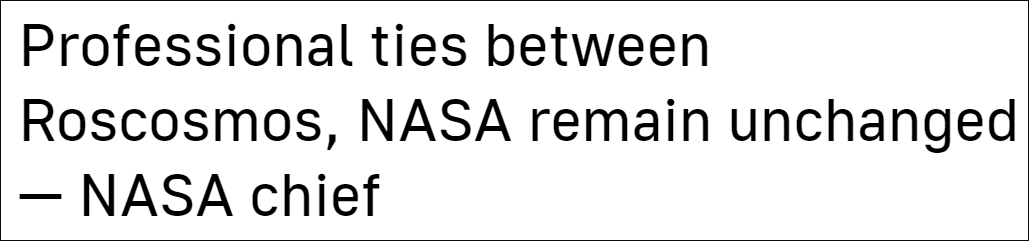 NASA局长：乌克兰局势不影响美俄航天合作休闲区蓝鸢梦想 - Www.slyday.coM