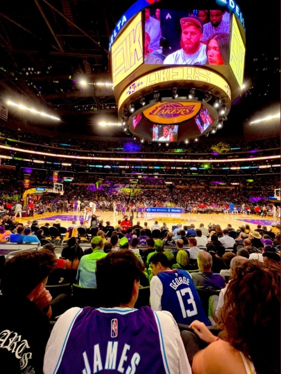 现场观看洛杉矶湖人比赛,费迪南德晒照留念|费迪南德|洛杉矶湖人|nba