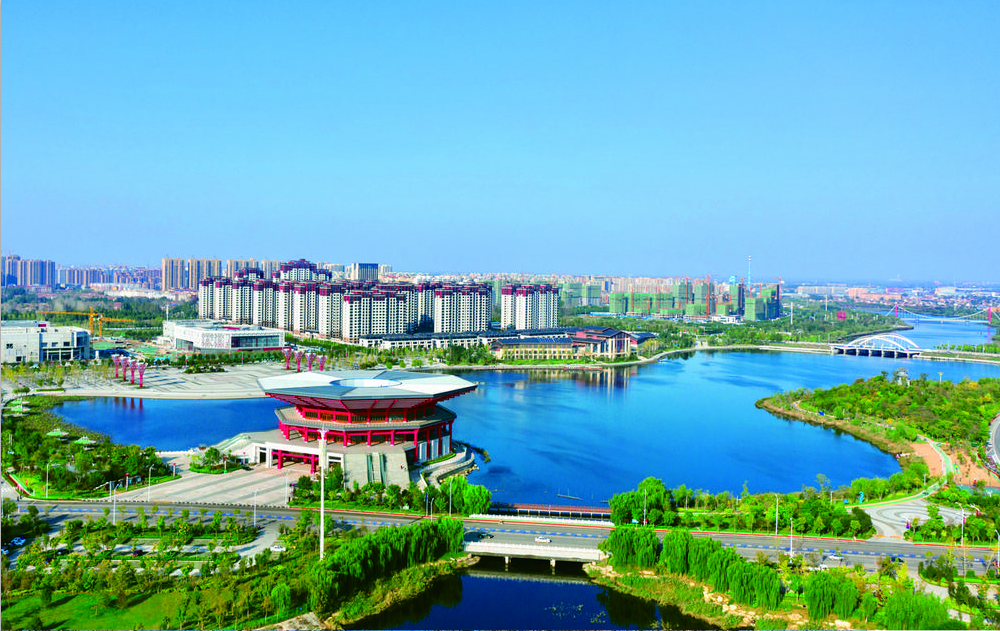 朝气蓬勃的郓城南湖 樊海波 摄