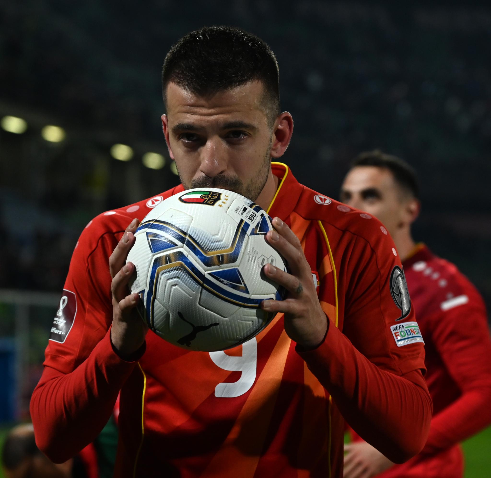 足球——世界杯预选赛:意大利不敌北马其顿