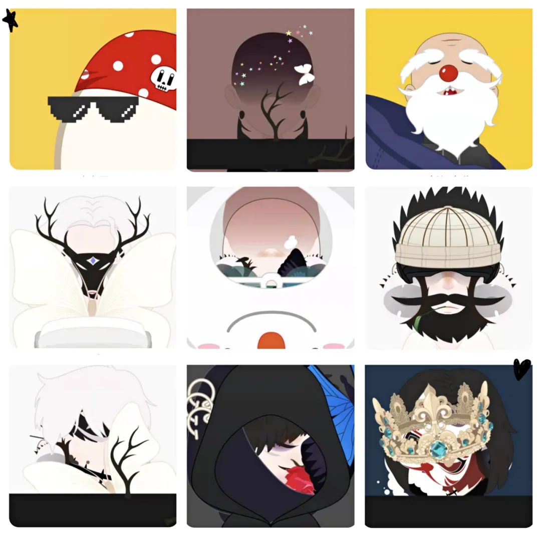 据泽白总结的经验,卖得比较好的虚拟头像作品有一些共性,比如在风格上