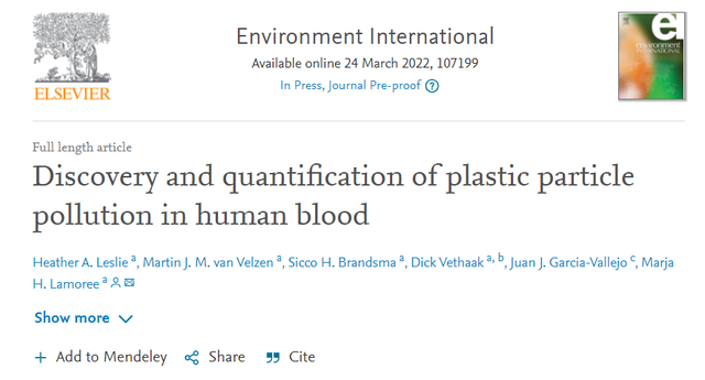 这是真的！微塑料正在吞噬人体，血液中首次发现它，影响有多大？休闲区蓝鸢梦想 - Www.slyday.coM