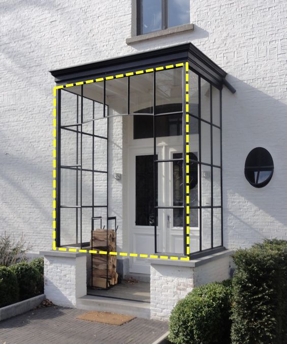 入户门口1㎡造景休闲搭建阳光房设计得好档次又能提升不少