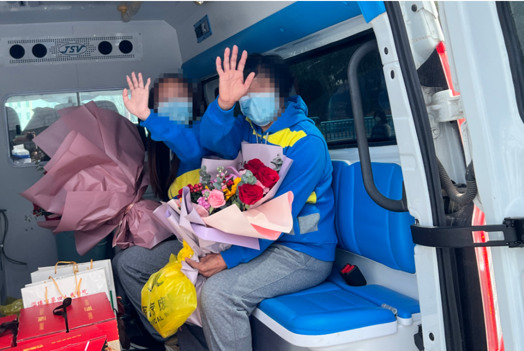 回家我市首批6名新冠病毒感染者今日出院