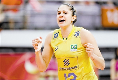 名将娜塔莉亚退出巴西女排