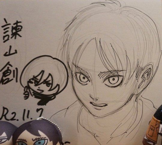 作者谏山创画的