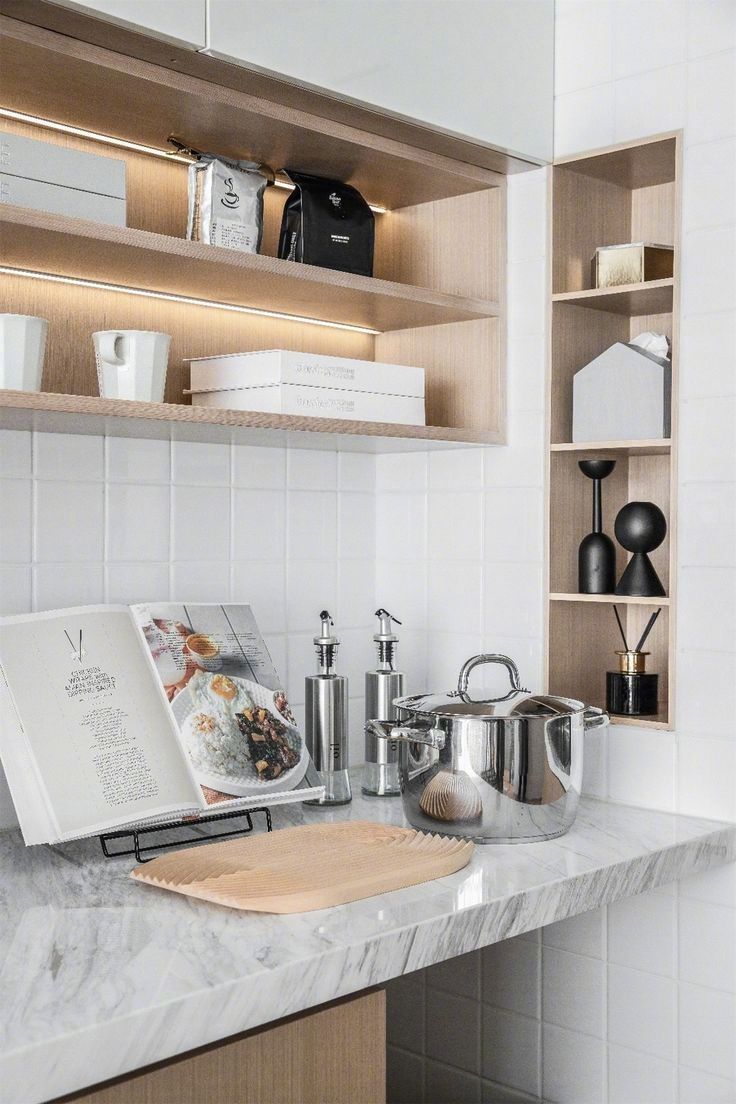 厨房一角干干净净井然有序看着都舒适是你喜欢的样子吗