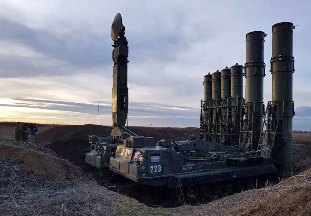 俄罗斯在"南千岛群岛"部署了s-300v4防空导弹.