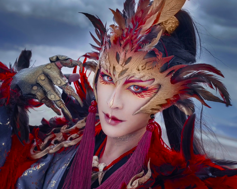 (形象似鸟的神兽朱雀)(《山海经》中的凶兽穷奇)(风流倜傥的白玉堂)