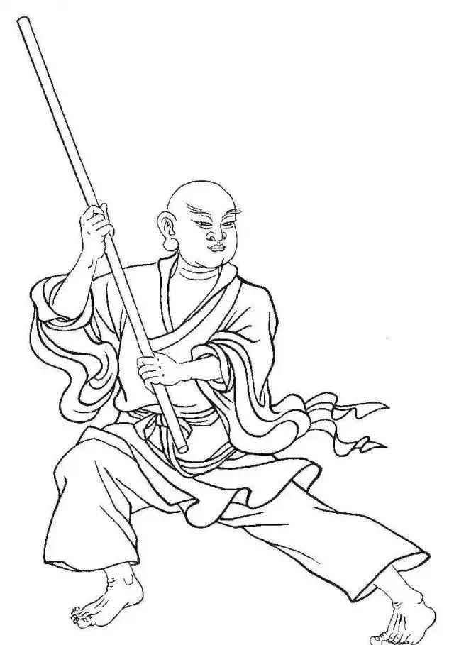 书画联盟丨经典白描罗汉图