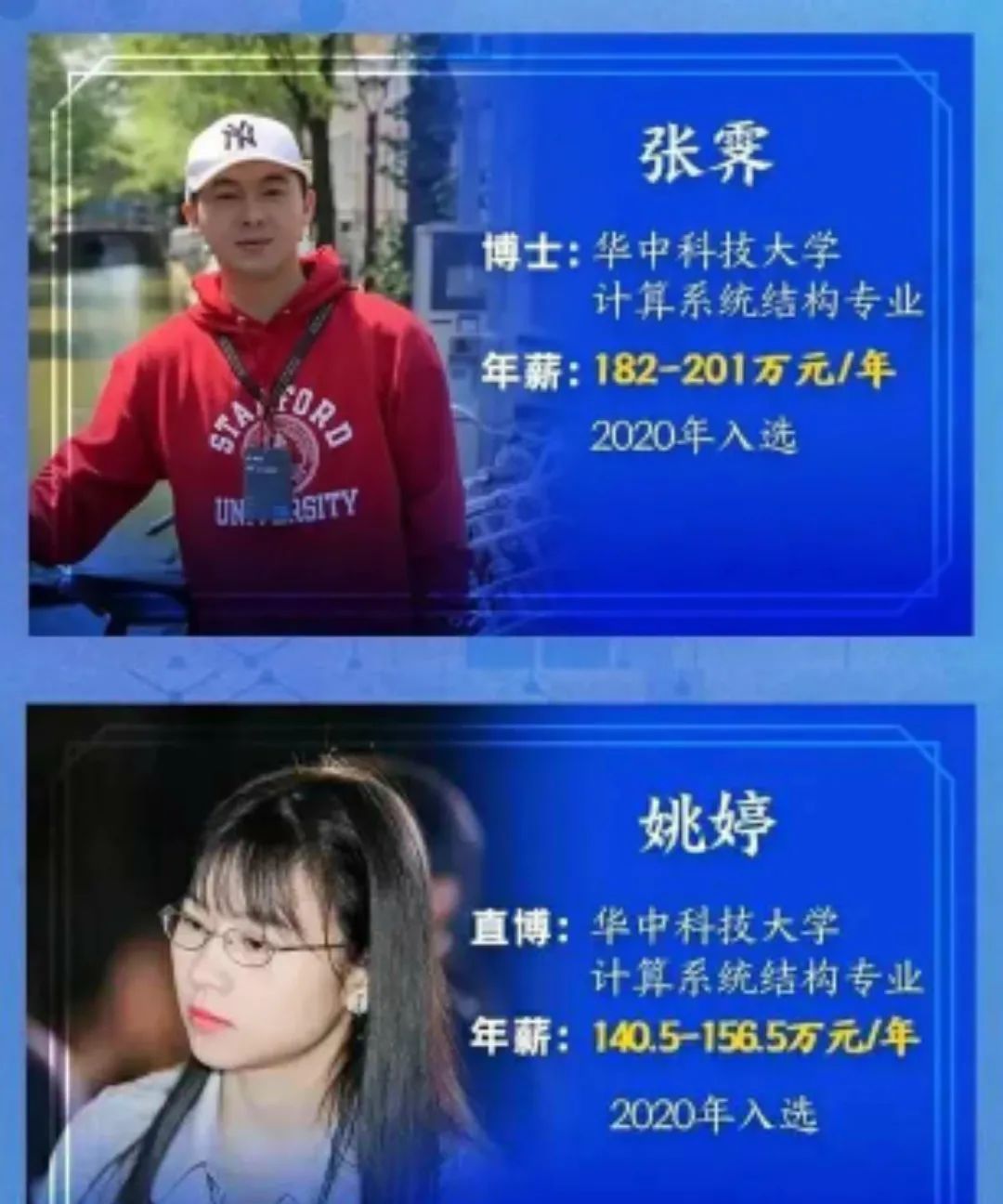 张霁从三本到985博士年薪201万华为天才少年