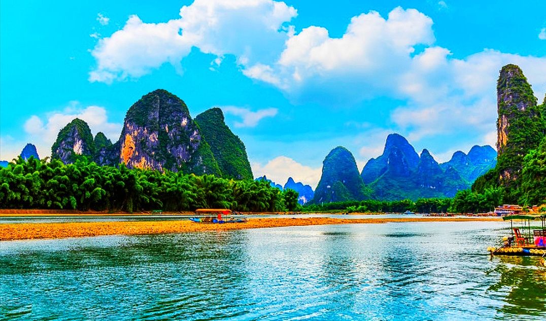 重游阳朔看山水风景优美心旷神怡