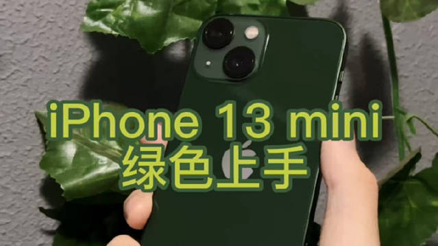 13 pro绿色,11pro绿色 上手iphone13mini绿色这是一个耐看的颜色吗