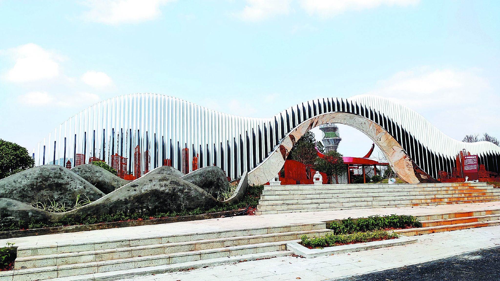 高清图集河池园博园风采初现