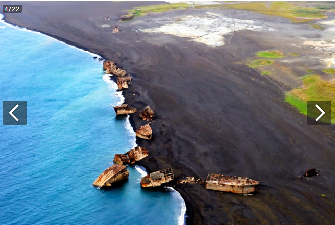 日本硫磺岛海底火山狂喷烟柱地面每年鼓起1米是大爆发先兆