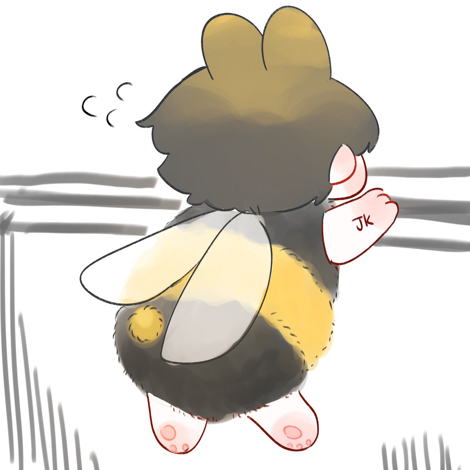 柾国是传奇熊蜂幼崽的理由: 熊蜂翅膀很小……|熊_新浪新闻