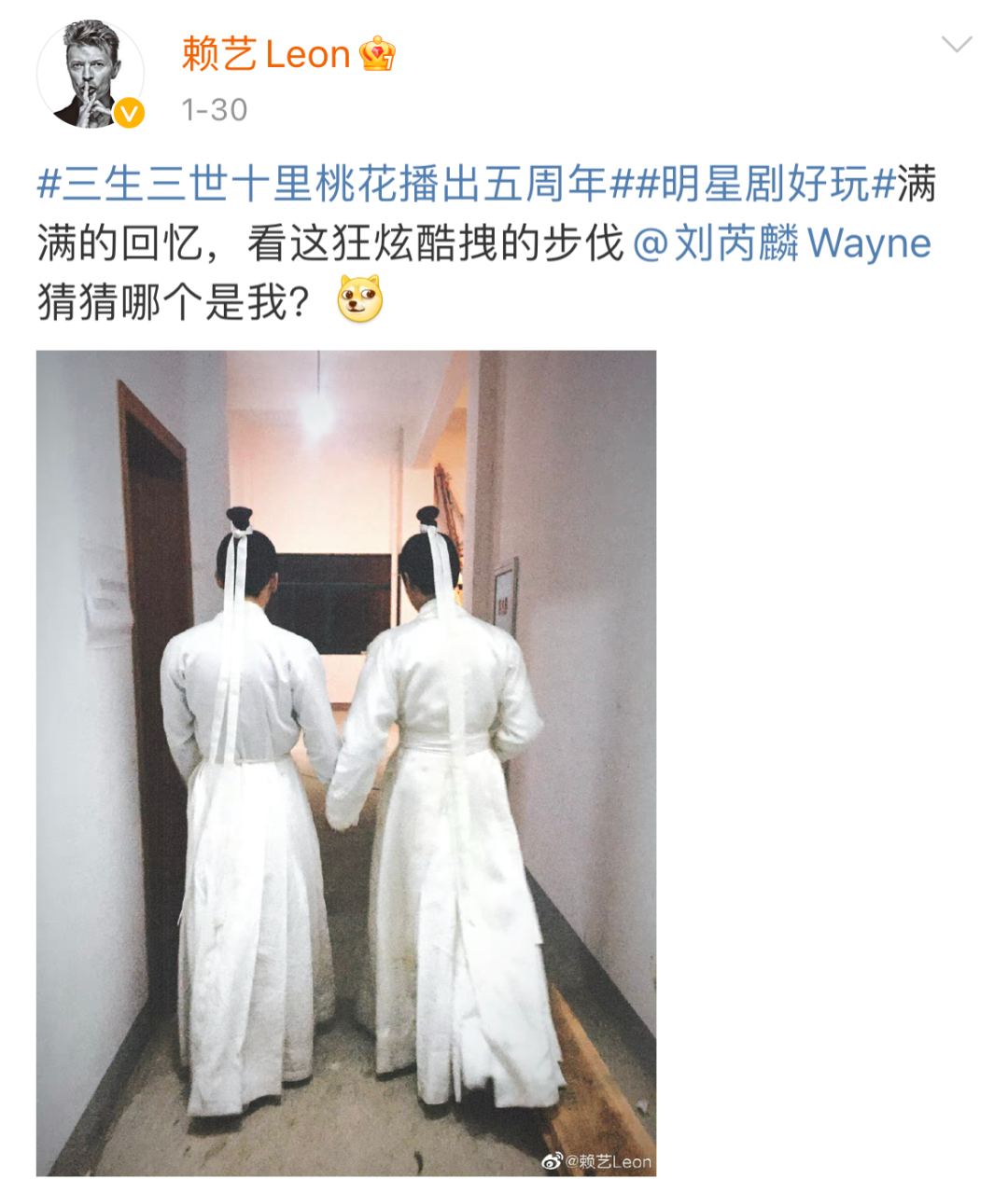 还记得三生三世十里桃花里的叠风吗热巴都在嗑他的cp