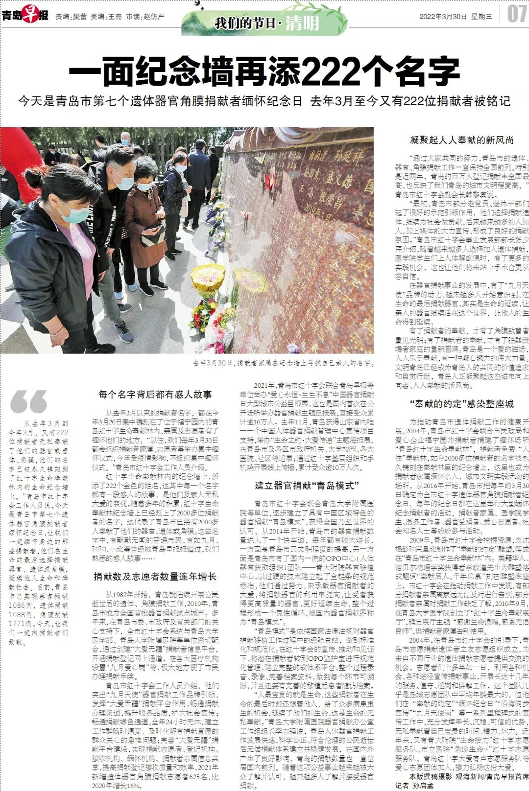 催泪！青岛23岁小伙脑死亡去世，捐献出器官让9人“重生”休闲区蓝鸢梦想 - Www.slyday.coM