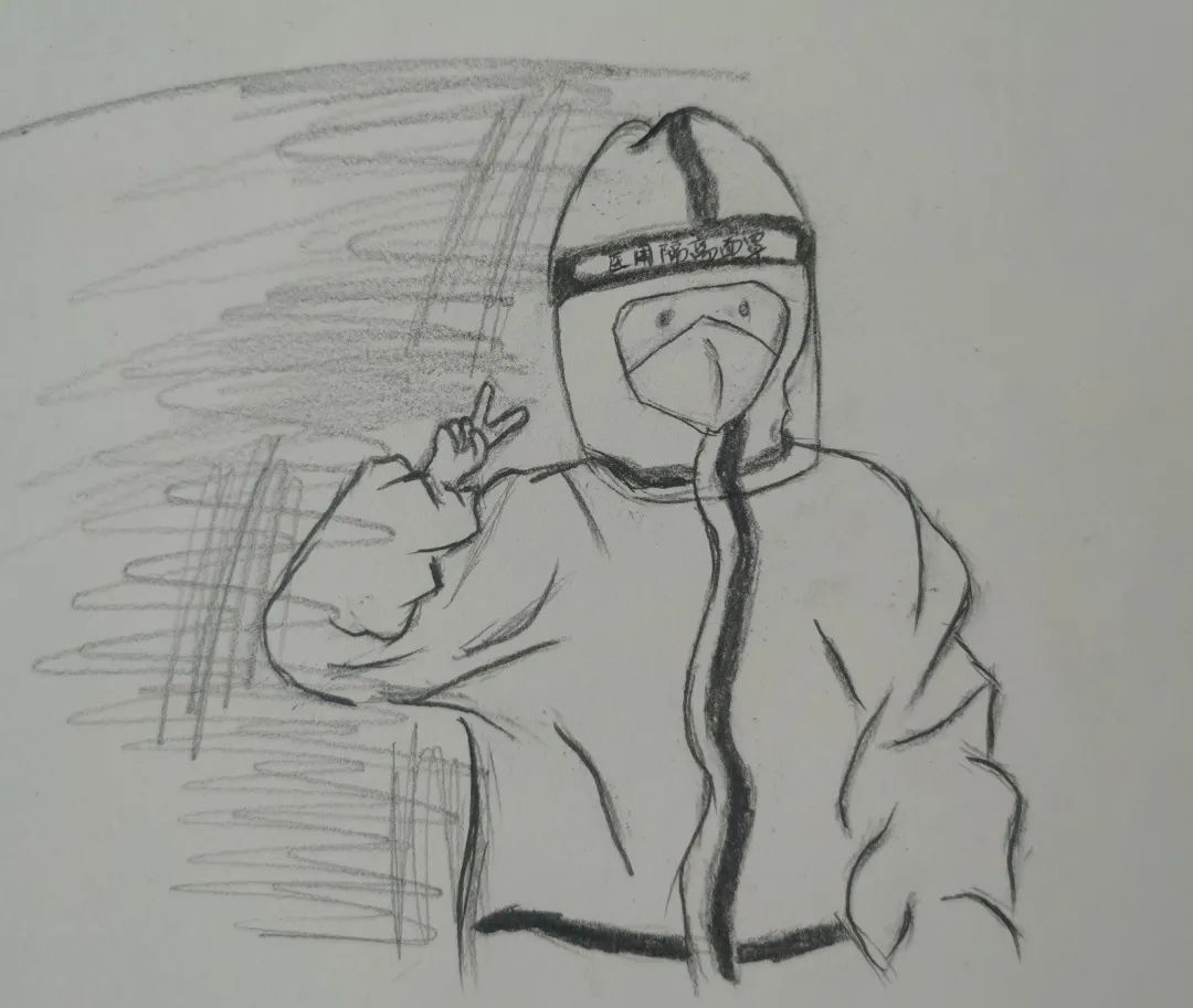 逆行归来大白手绘战疫群像可爱又暖心