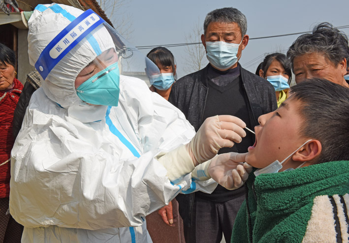 淮南：开展核酸检测 阻断疫情传播休闲区蓝鸢梦想 - Www.slyday.coM