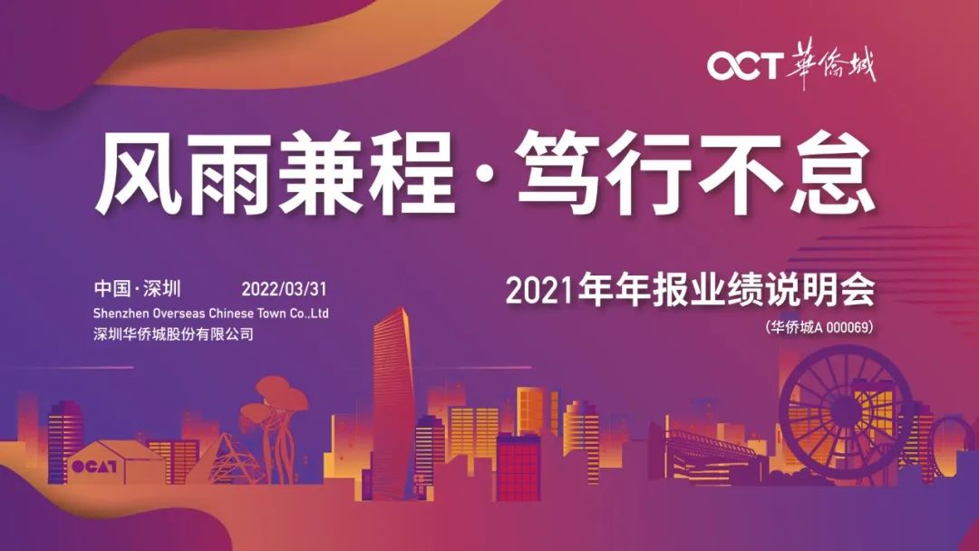 “路演互动丨华侨城A3月31日2021年年报业绩说明会