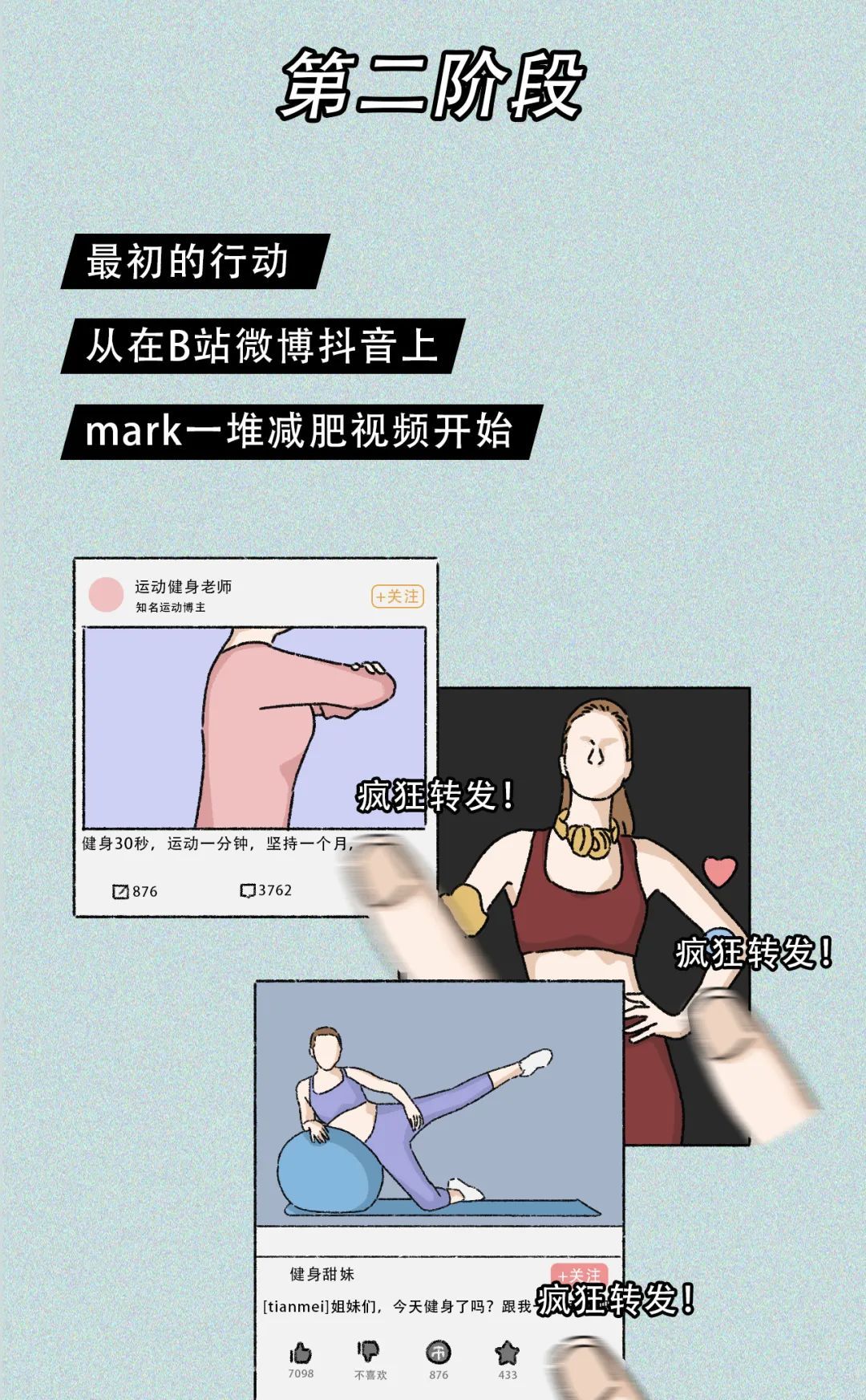 中国女子减肥图鉴，这就是你瘦不下来的原因，女生：太真实了休闲区蓝鸢梦想 - Www.slyday.coM