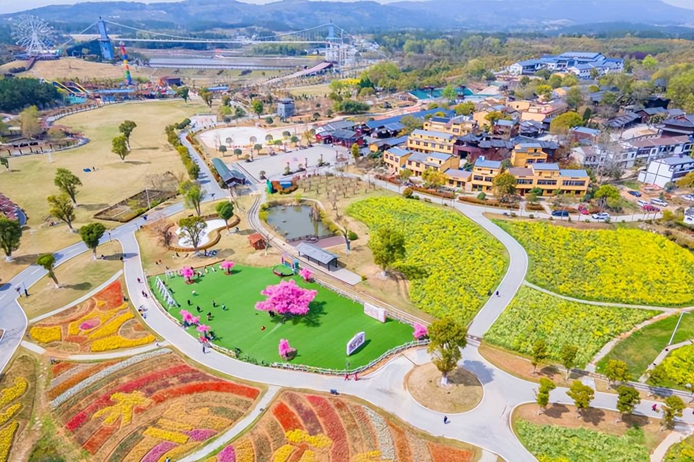 武汉有一处木兰花乡环境秀美花开正当时是踏青的好去处