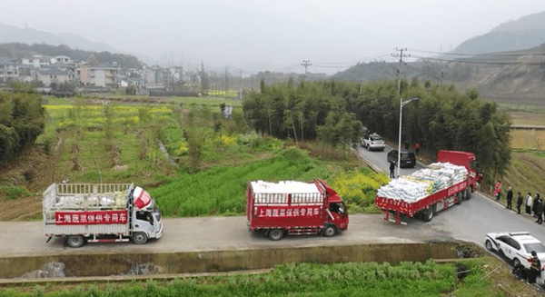 “确保上海市民吃到平价菜新鲜菜放心菜”！长三角及全国各地保供物资陆续驰援抵沪休闲区蓝鸢梦想 - Www.slyday.coM