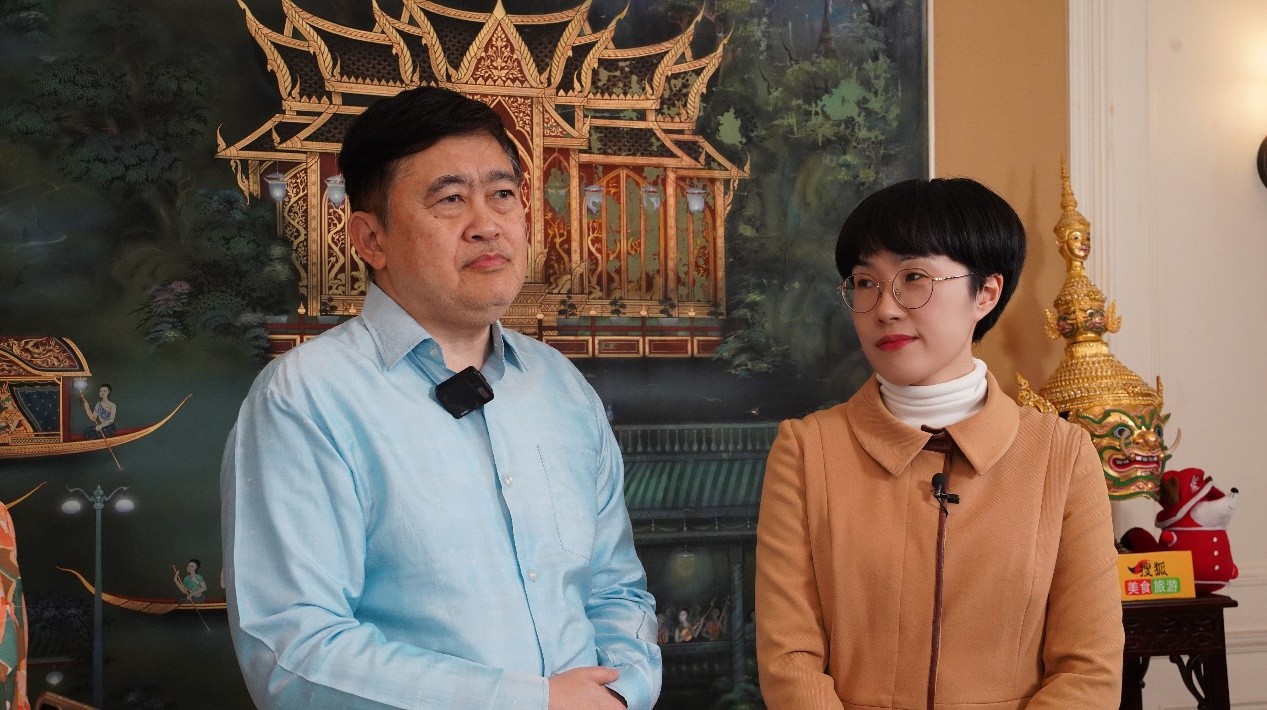 泰王国驻华大使与搜狐主编畅聊泰王国驻华大使介绍,泰国有着丰富的