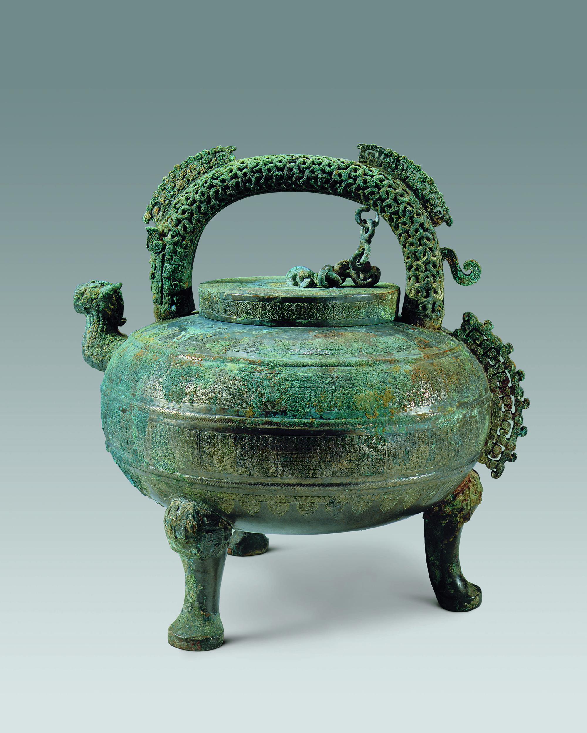 春秋晚期&nbsp;吴王夫差盉&nbsp;何鸿章1996年捐赠