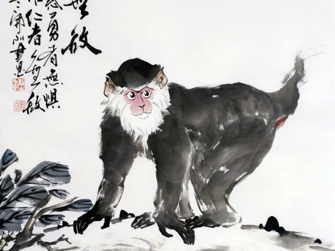 生动活泼妙趣横生画家刘开永猴画艺术
