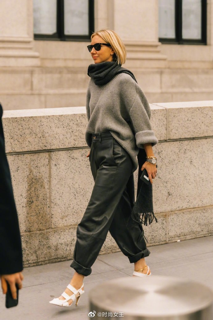 欧美时尚达人们的日常街拍更新……|欧美_新浪新闻