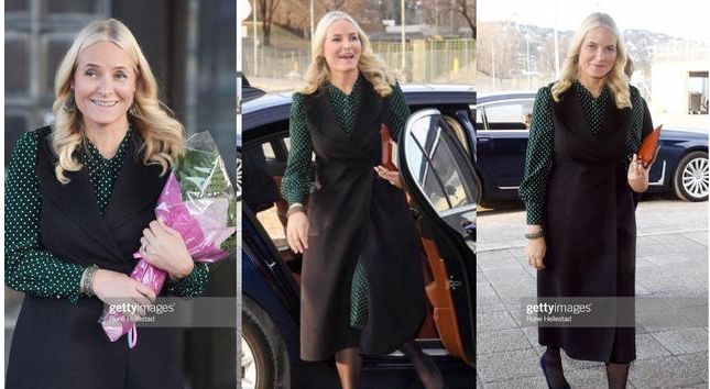 挪威王妃撞衫凯特瑞典王储撞衫莱后让我明白瘦真的才是硬道理