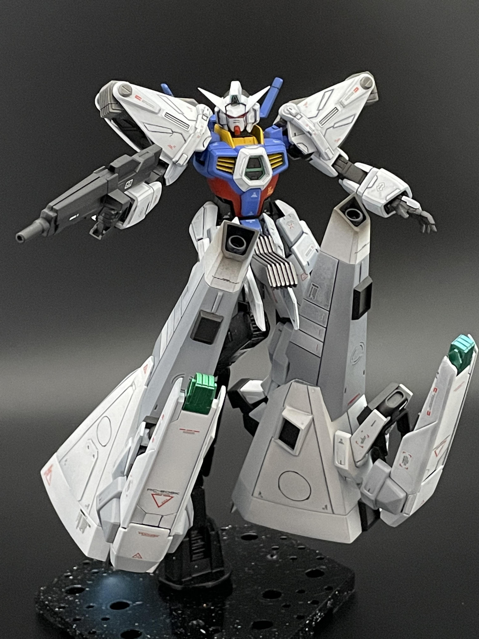 gp03马甲改造,全装备age-1高达模型