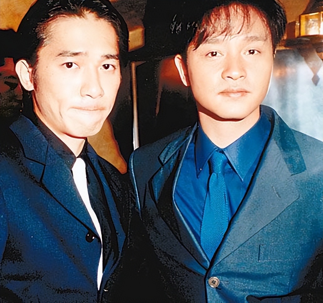 梁朝伟发旧照缅怀张国荣刘德华差点阻止他们合作戛纳获奖电影