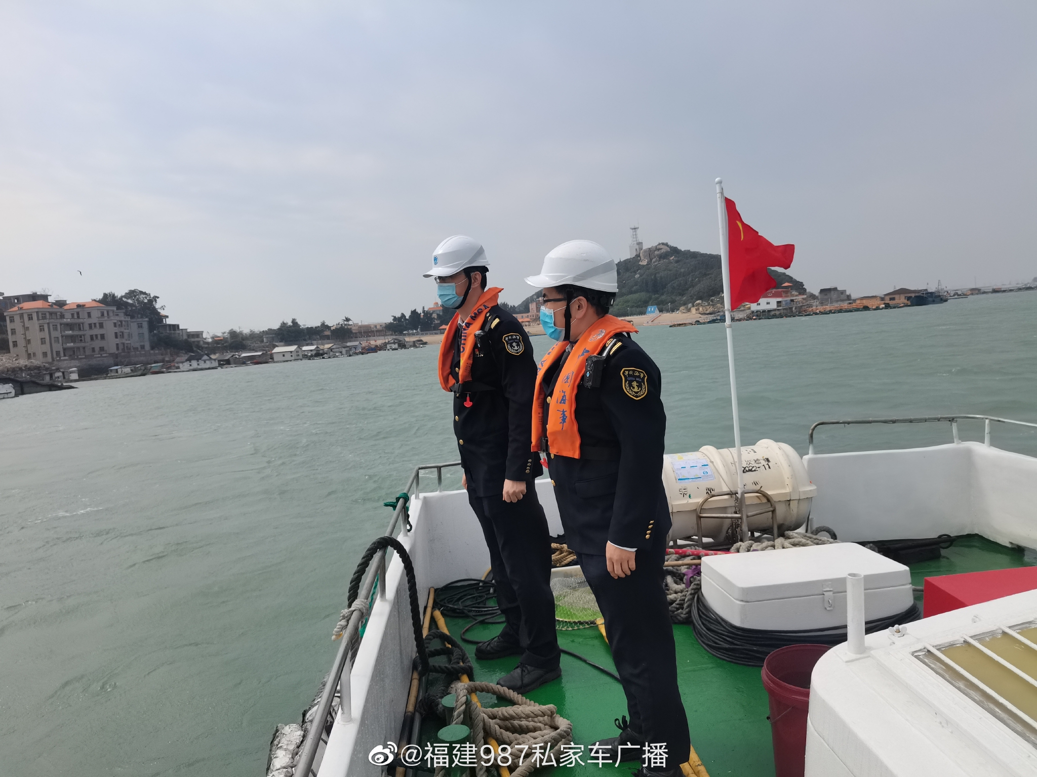 福建泉州全湾区水上巡航执法严防疫情海上输入