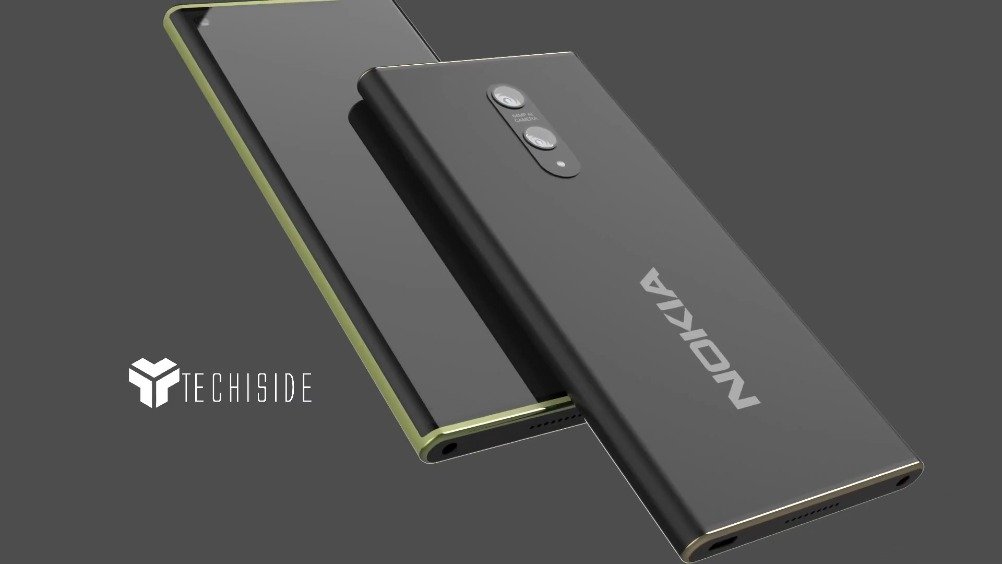 诺基亚6300概念机平整顶部底部并镶嵌金边