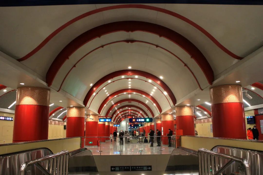 北京地铁8号线(图片来源:tuku.qianlong.com)方淑媛摄 千龙网发