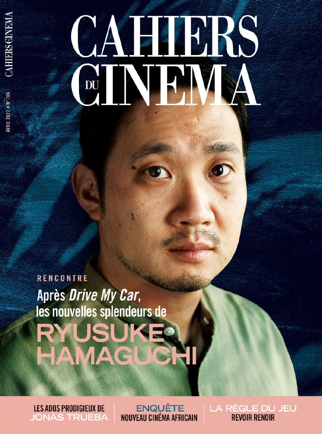 滨口龙介，《电影手册》2022年4月刊封面|滨口龙介|电影手册_新浪新闻