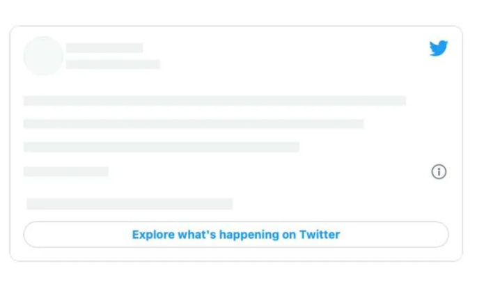 Twitter 推文删除后，将从外部网站消失：显示一个空白框休闲区蓝鸢梦想 - Www.slyday.coM