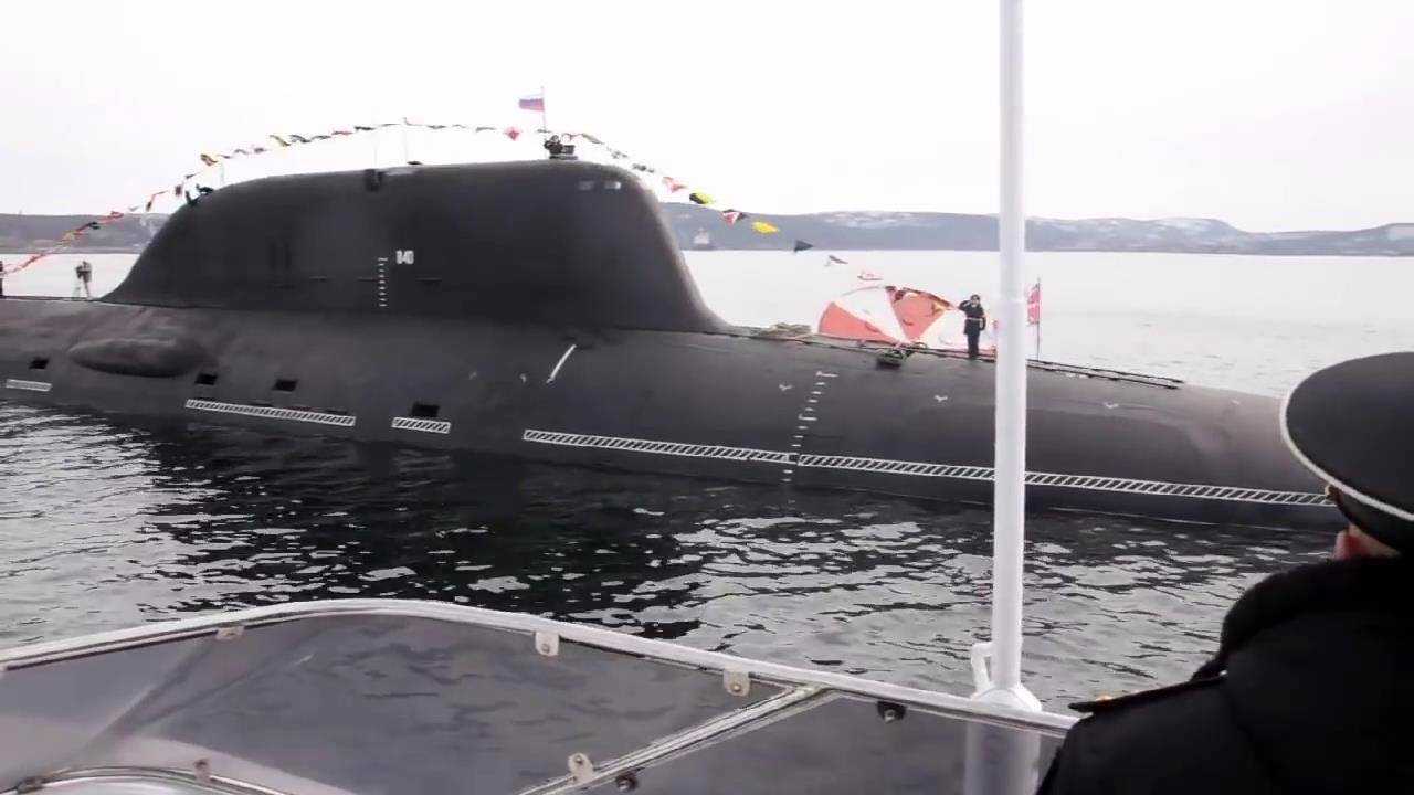 世界上最顶级攻击型核潜艇亚森级核潜艇不愧是俄海上力量的核心