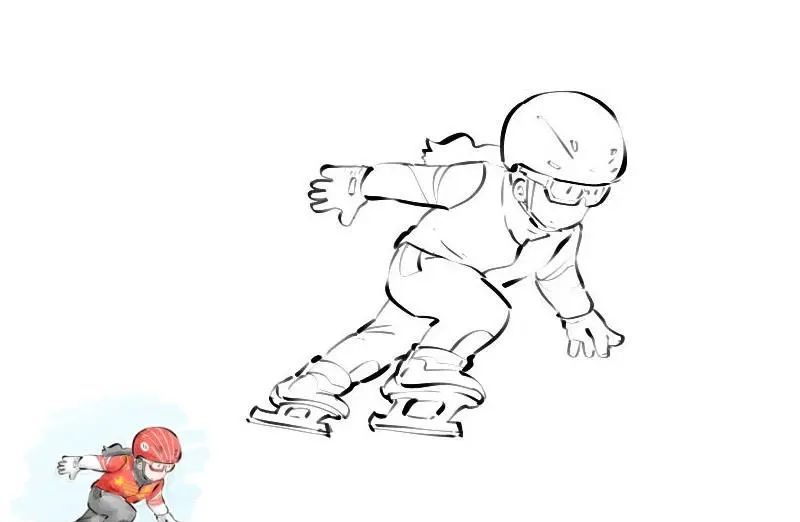 2022北京冬奥会项目简笔画图片大全(15张) - 冬奥会项目简介200字图片
