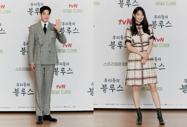 相恋七年金宇彬申敏儿罕见同台宣传新剧男方紧盯女友眼神拉丝